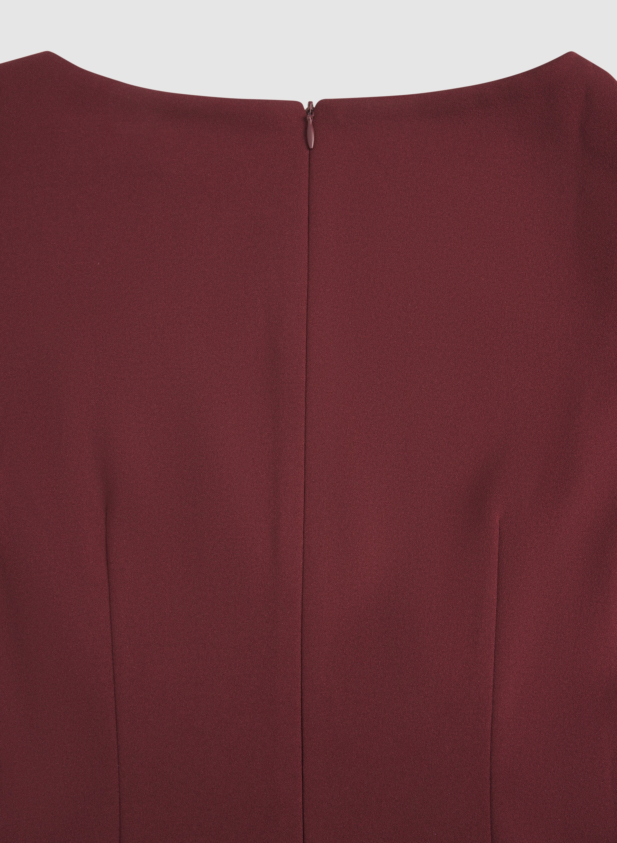 Pleated Sleeve Dress