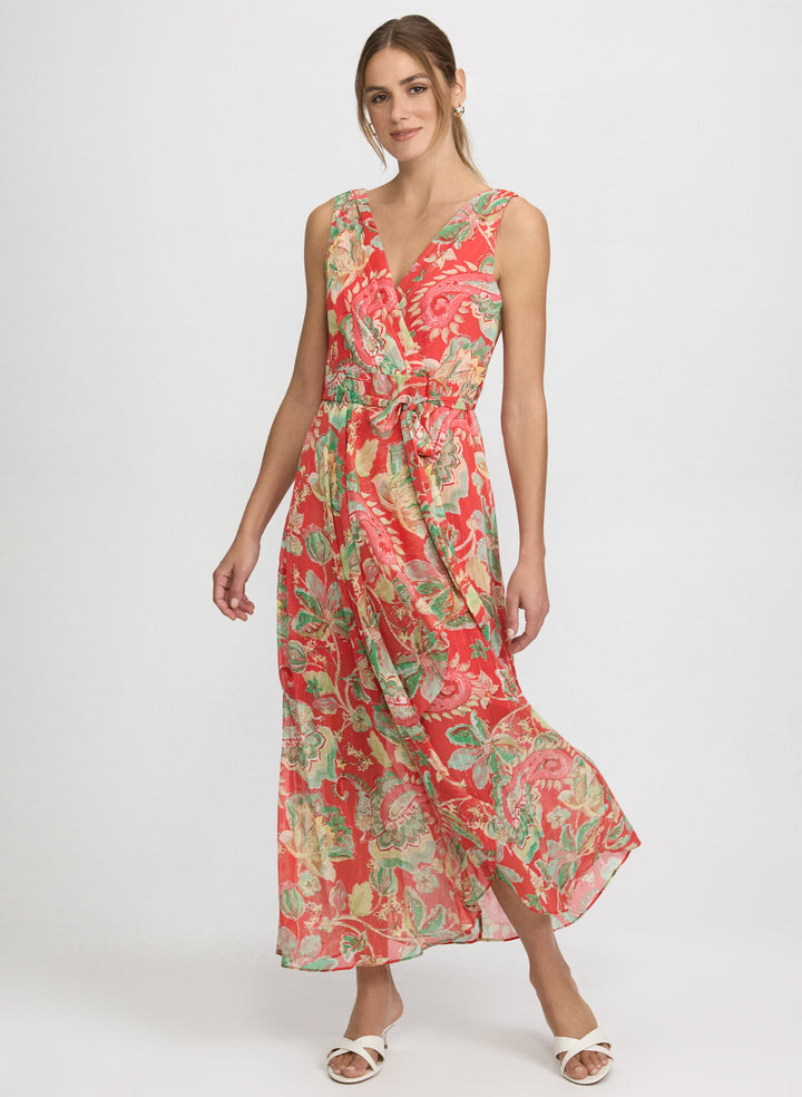 Paisley Sleeveless Maxi Dress