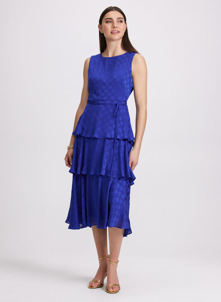 Tiered Dot Dress