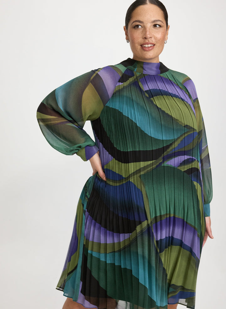 Swirl Chiffon Dress