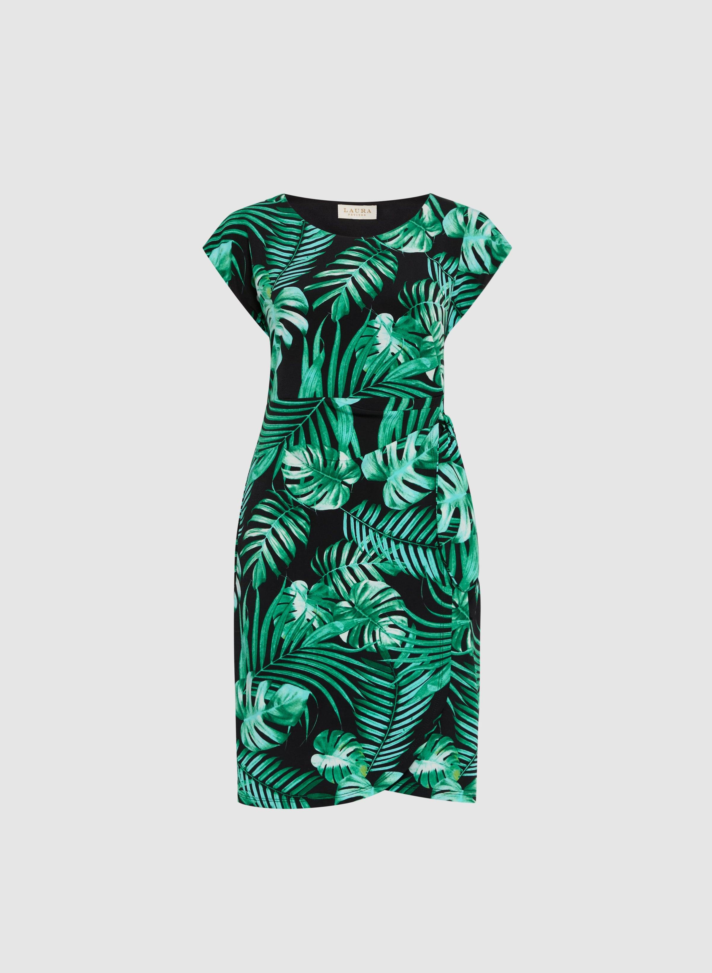Palm Print Dress