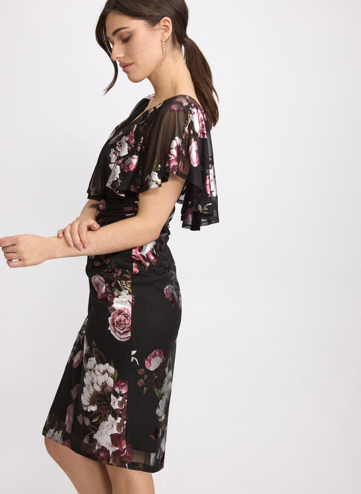 Floral Capelet Dress
