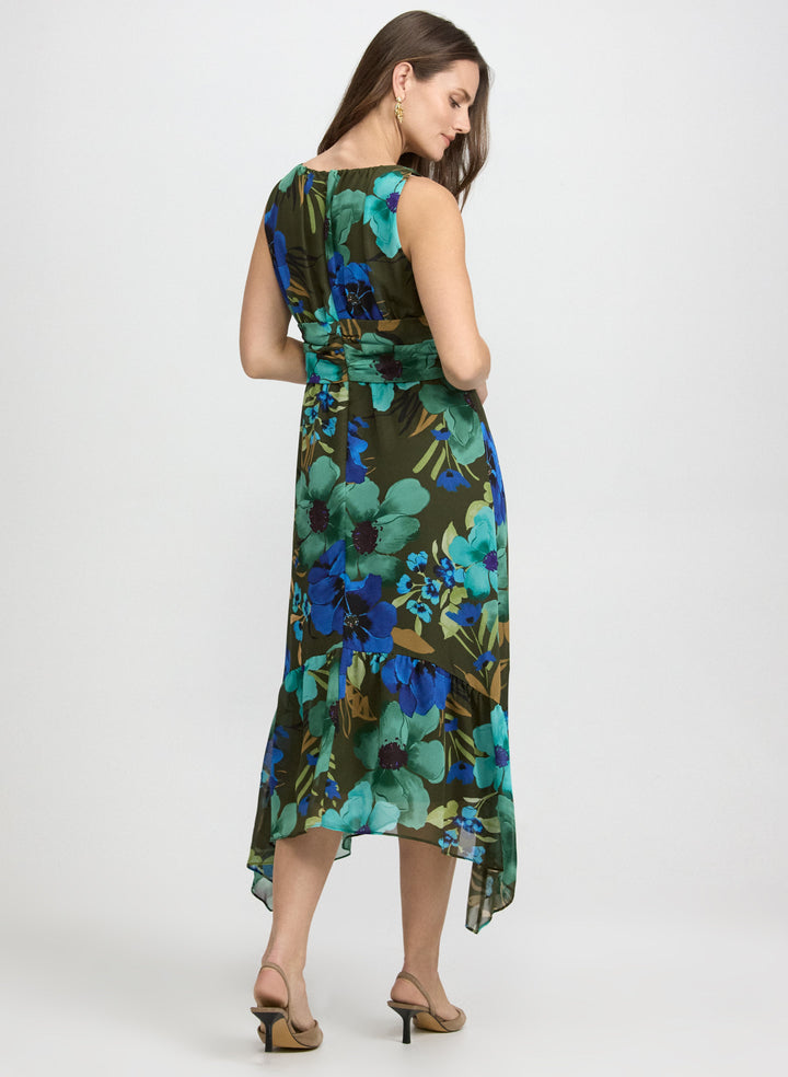 Sleeveless Floral Dress