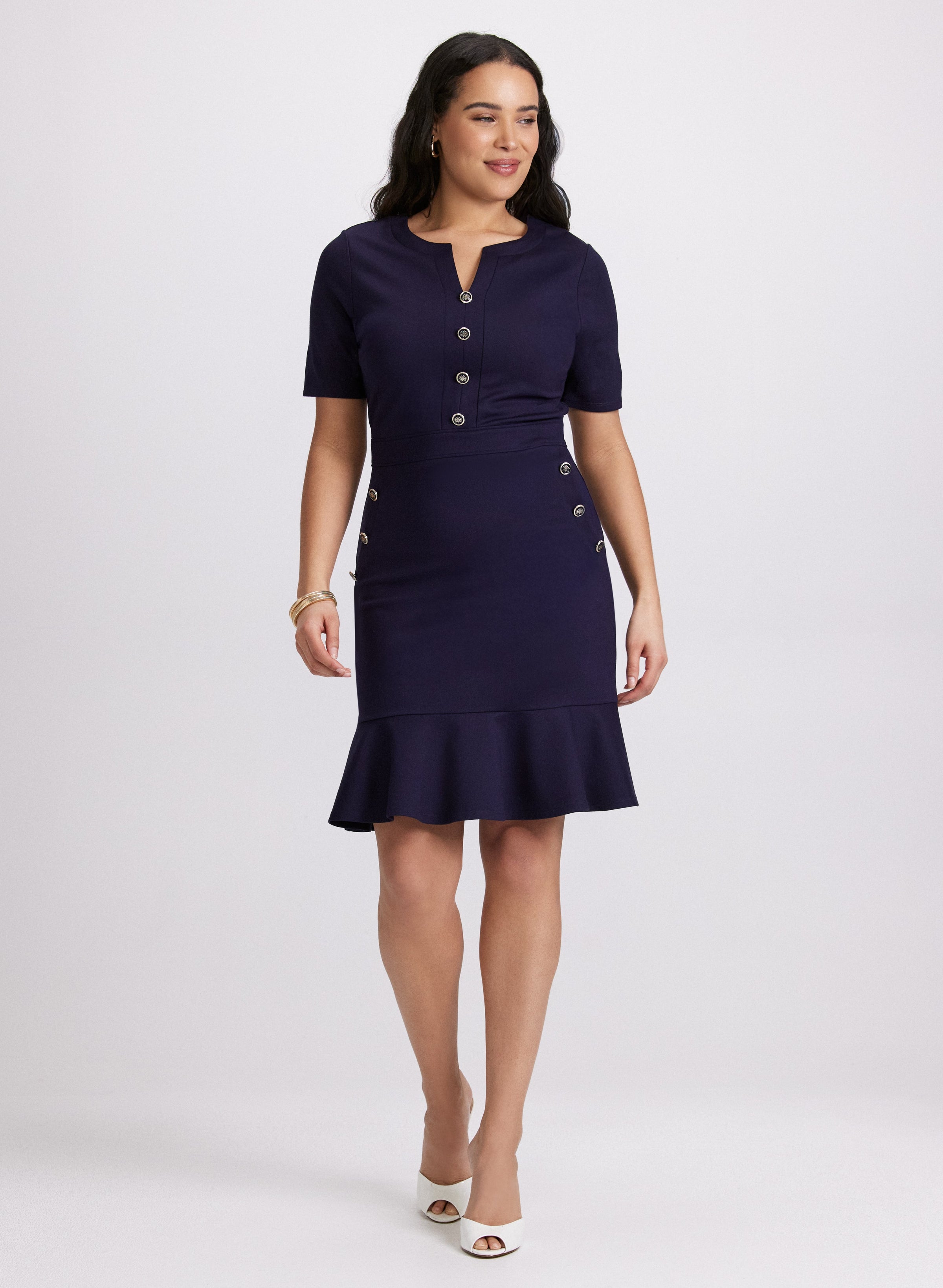 Ruffle Hem Dress