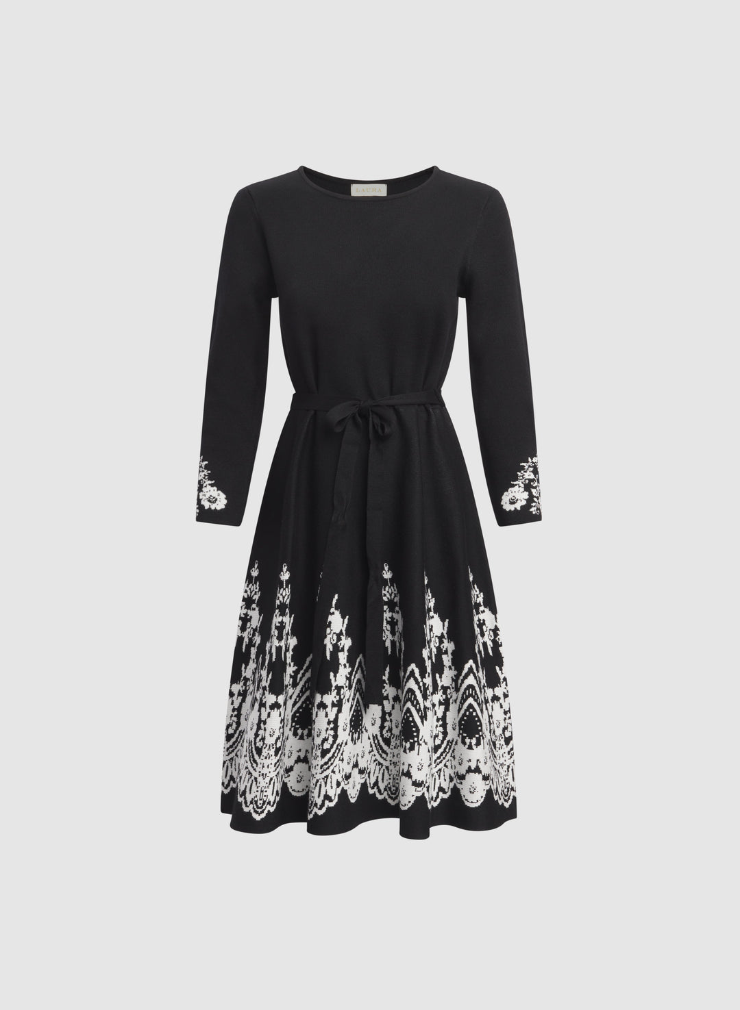 Paisley Placement Knit Dress