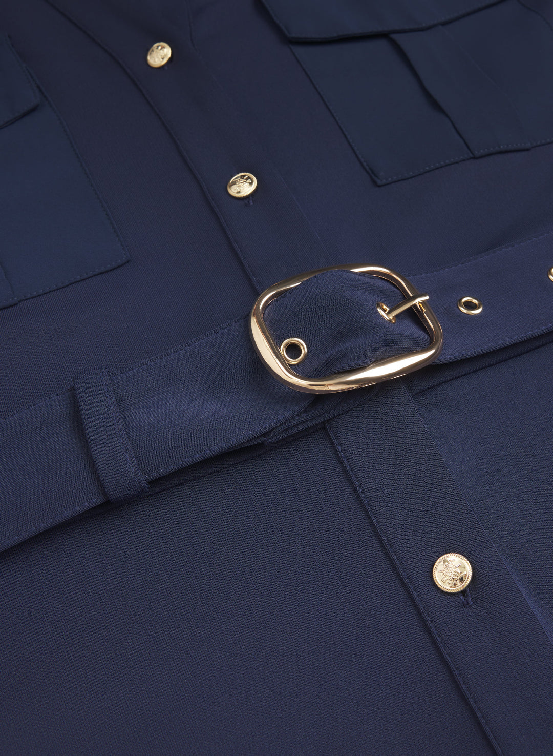 Belted Shirt Dress