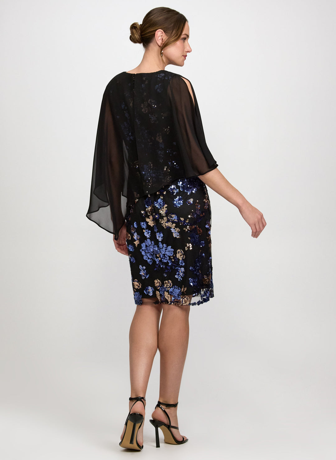 Floral Capelet Dress