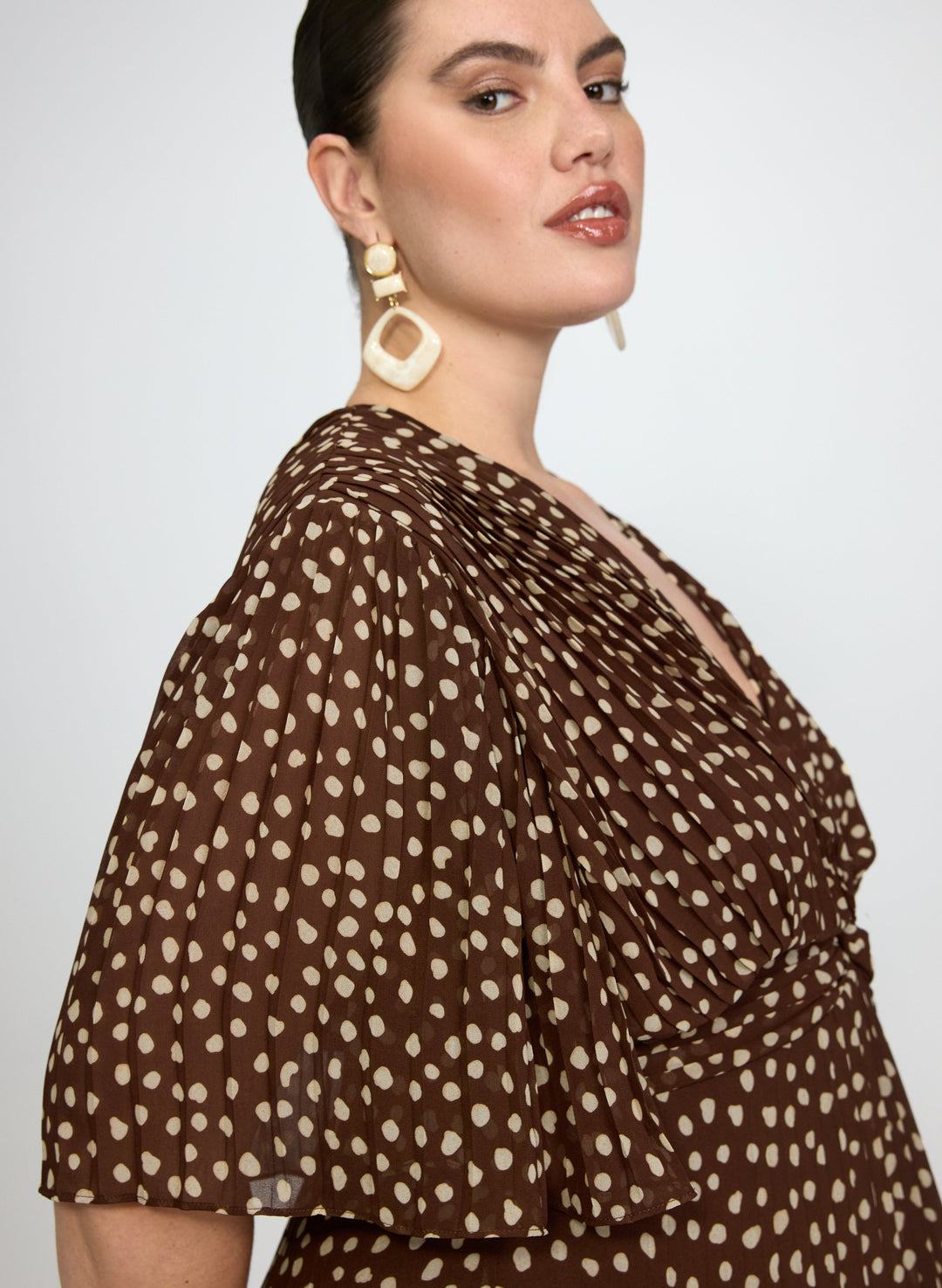 Polka Dot Midi Dress