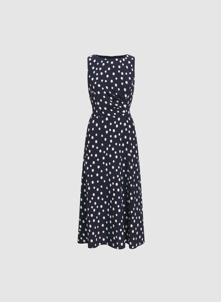Polka Dot Midi Dress