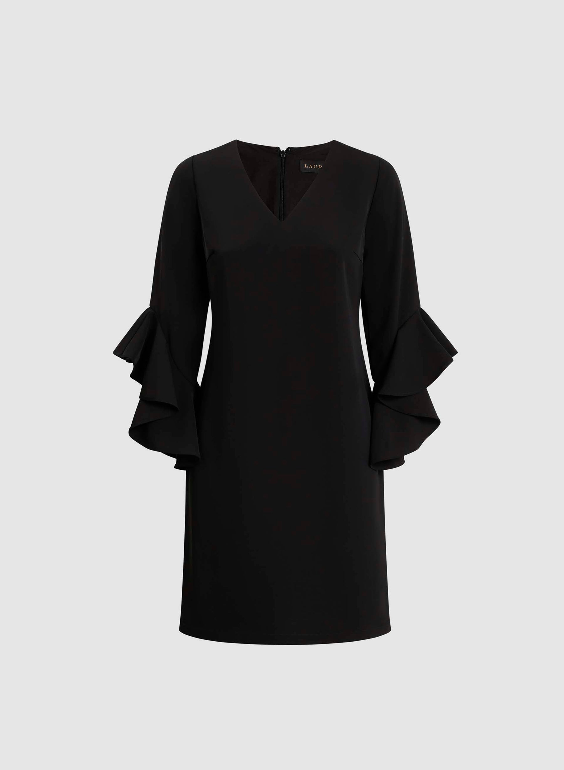 Ruffle Sleeve Dress