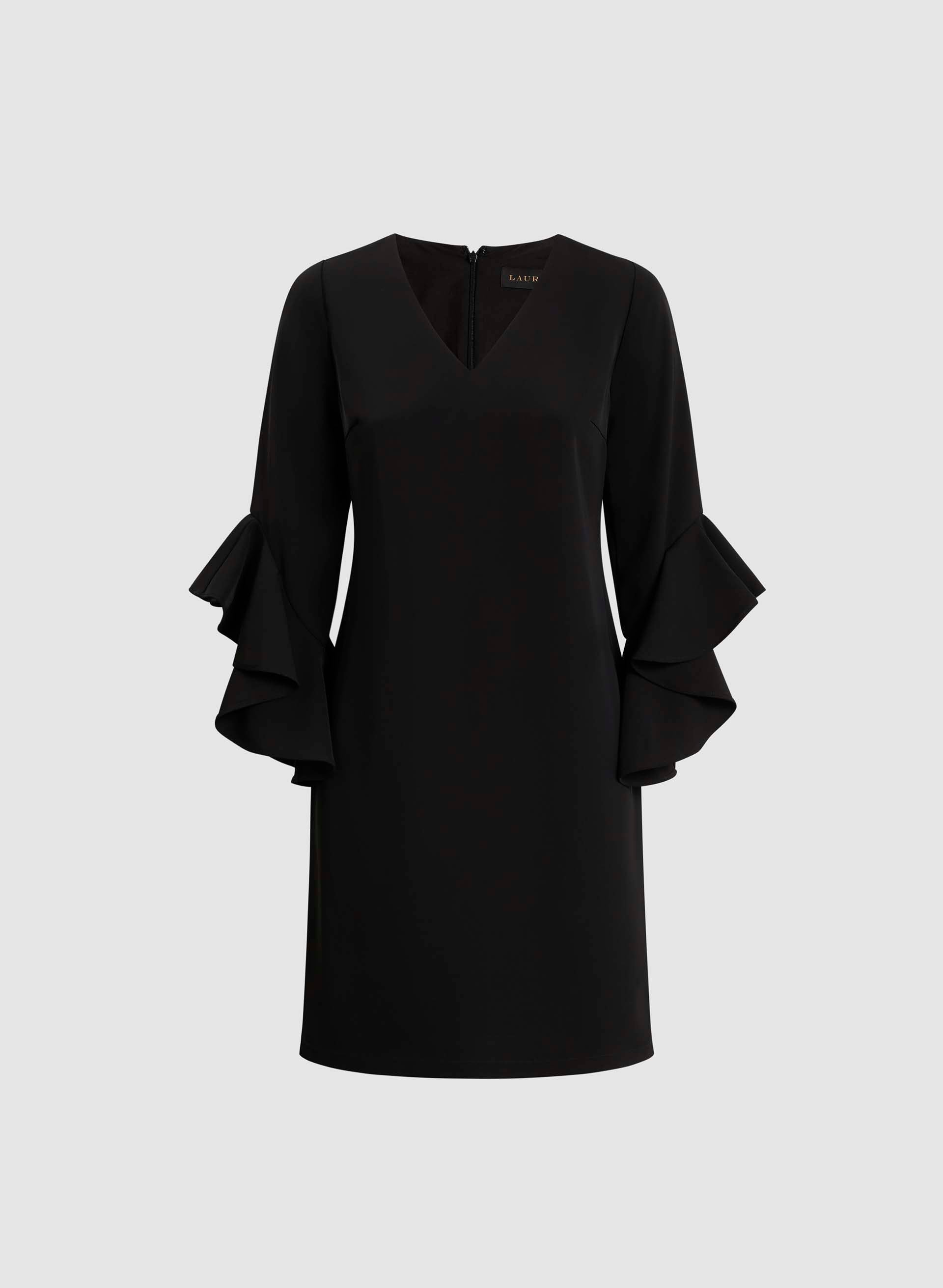 Ruffle Sleeve Dress