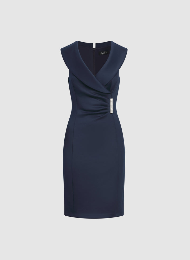 Brooch Detail Dress