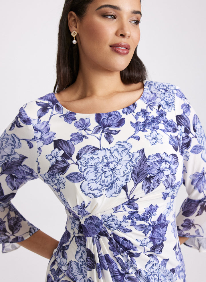 Floral Wrap Dress