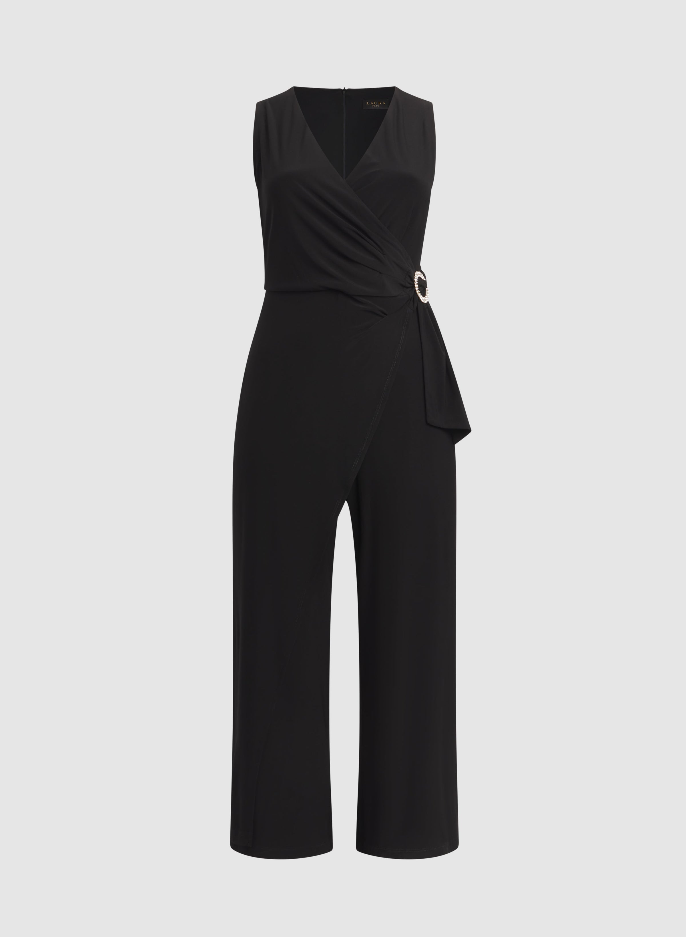 Embellished Wide-Leg Jumpsuit