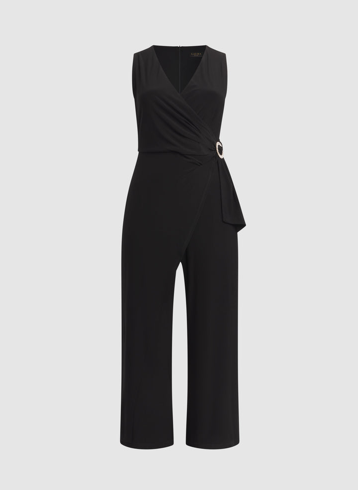 Embellished Wide-Leg Jumpsuit