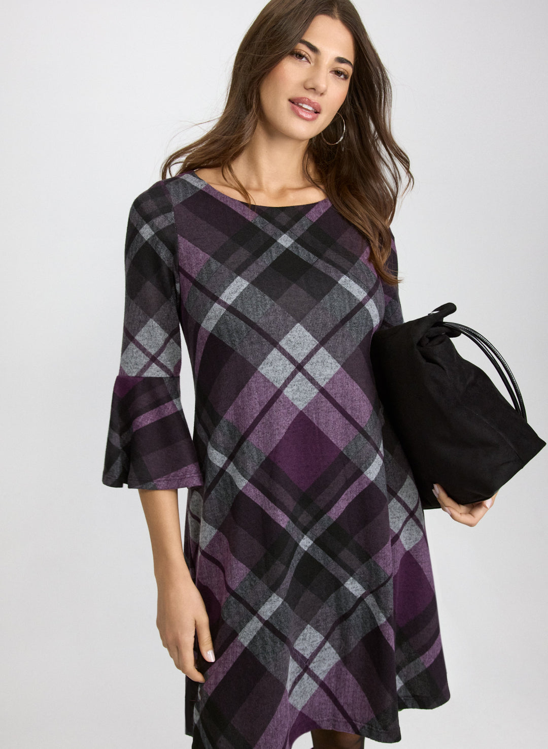 Plaid Sweater Dress