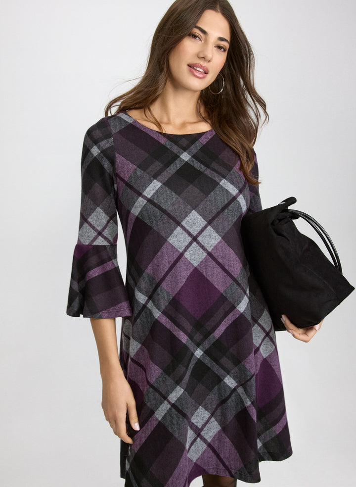 Plaid Sweater Dress