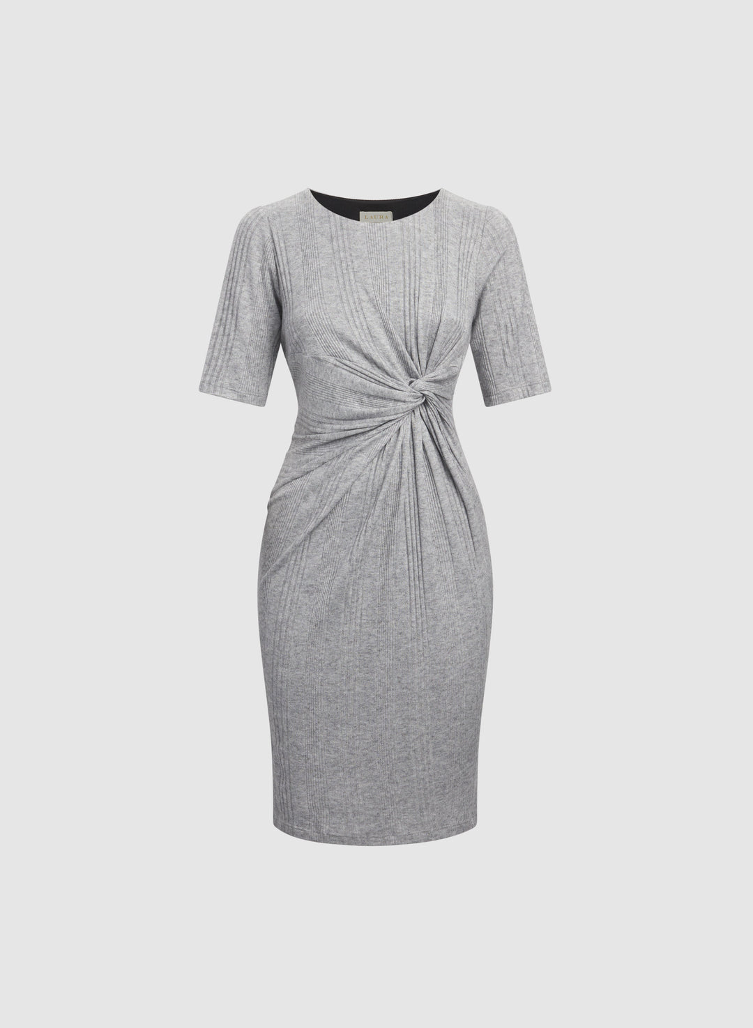 Twist Front Sweater Dress