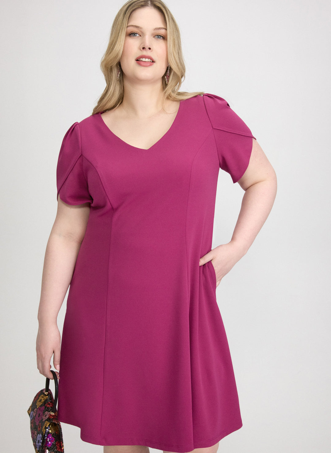 Tulip Sleeve Dress