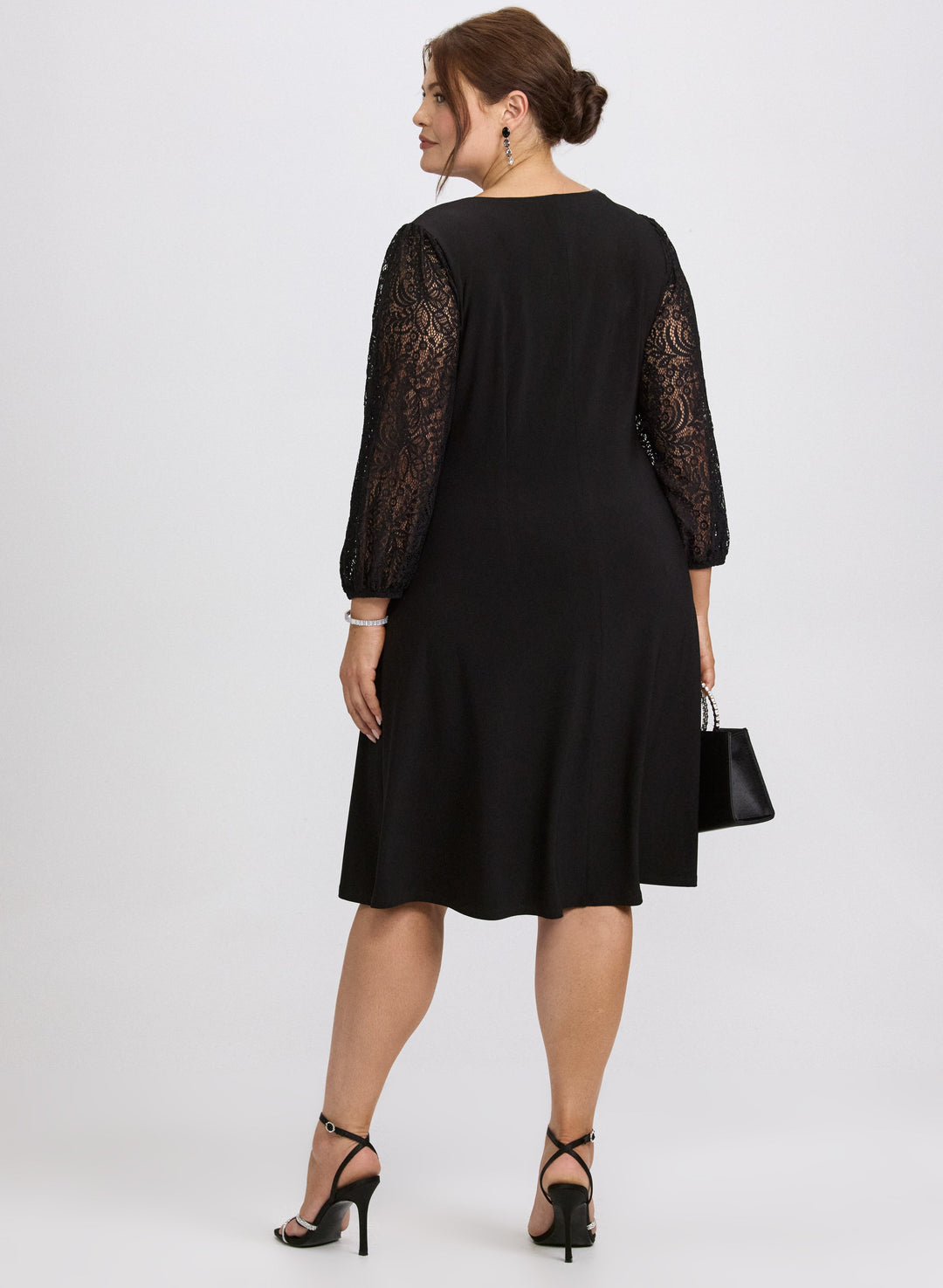 Lace Sleeve Dress