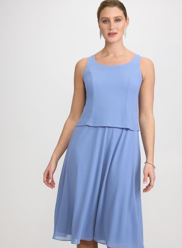 Soutache Jacket & Chiffon Dress Set