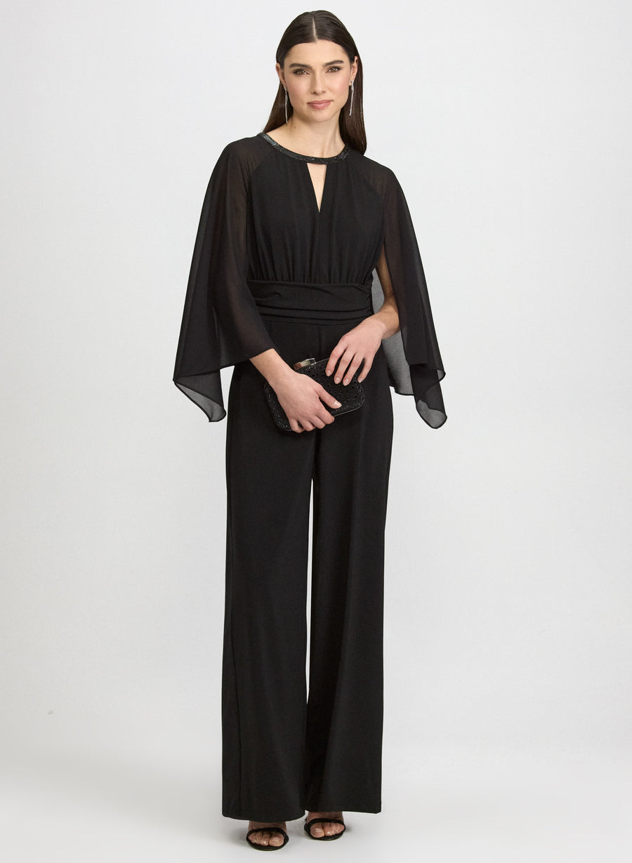Wide-Leg Jersey Jumpsuit