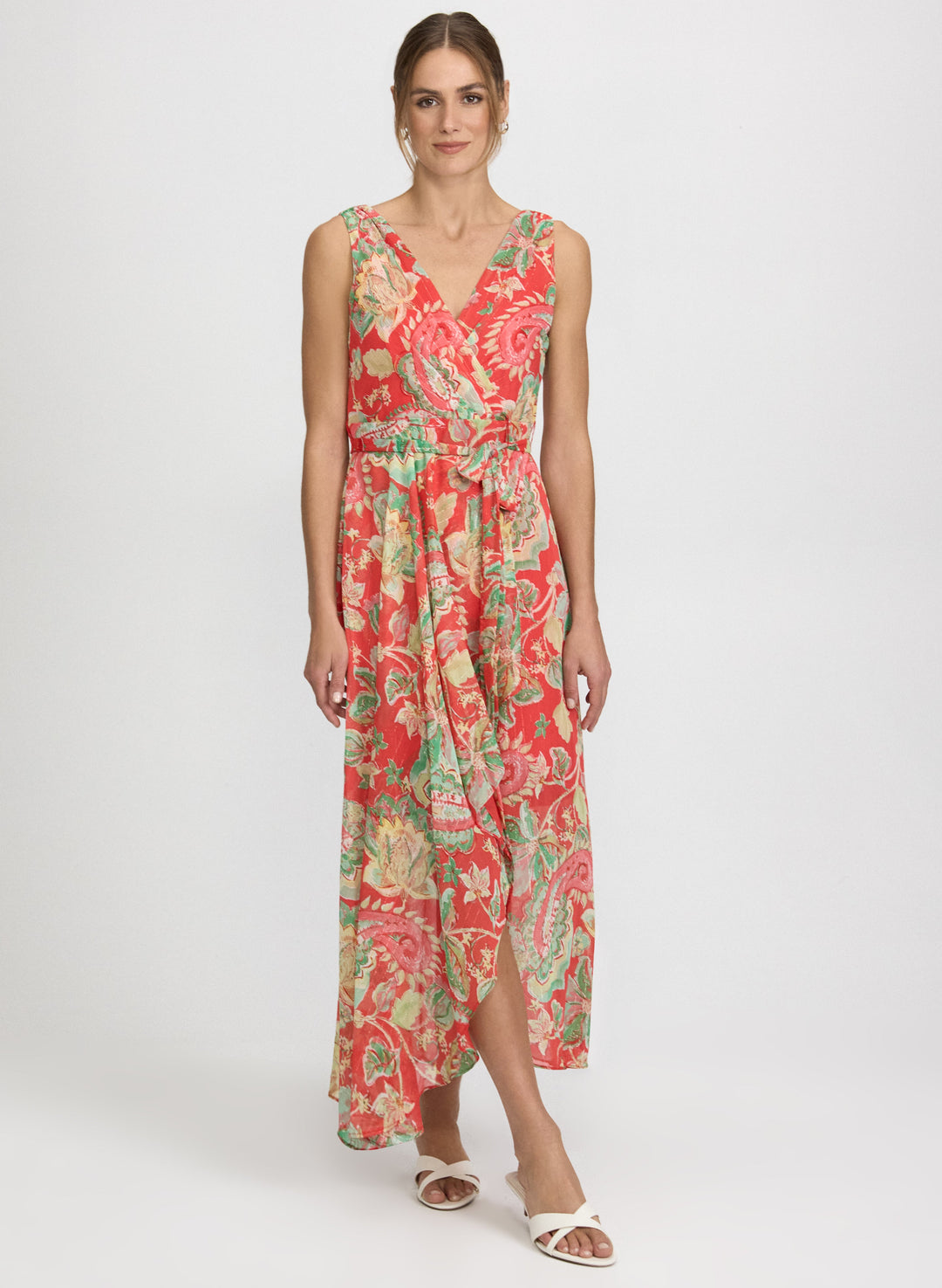 Paisley Sleeveless Maxi Dress