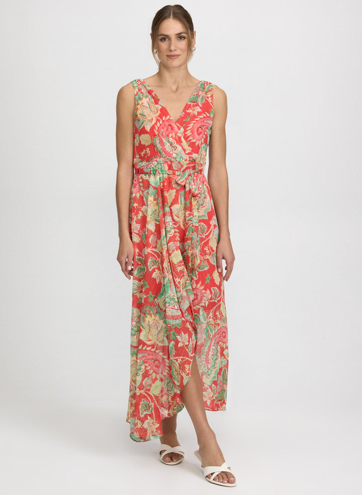 Paisley Sleeveless Maxi Dress