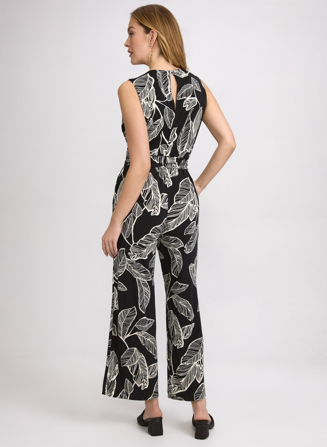 Leaf Print Jumpsuit