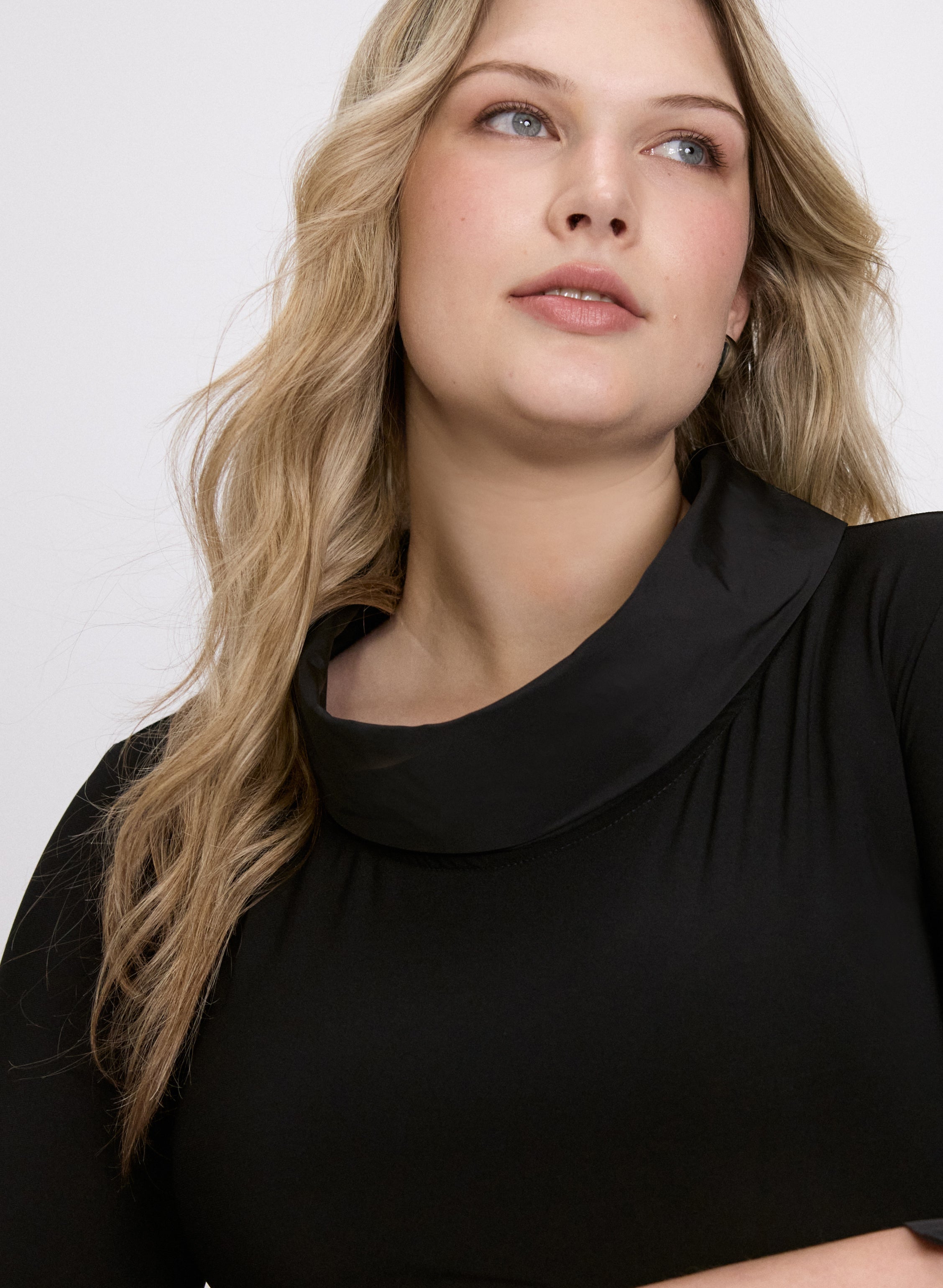 Joseph Ribkoff - Cowl Neck Bubble Dress