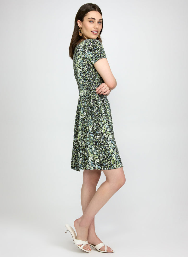 Floral Print Jersey Dress