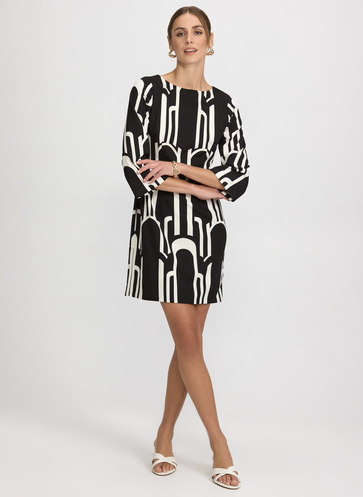 Geometric Print Dress