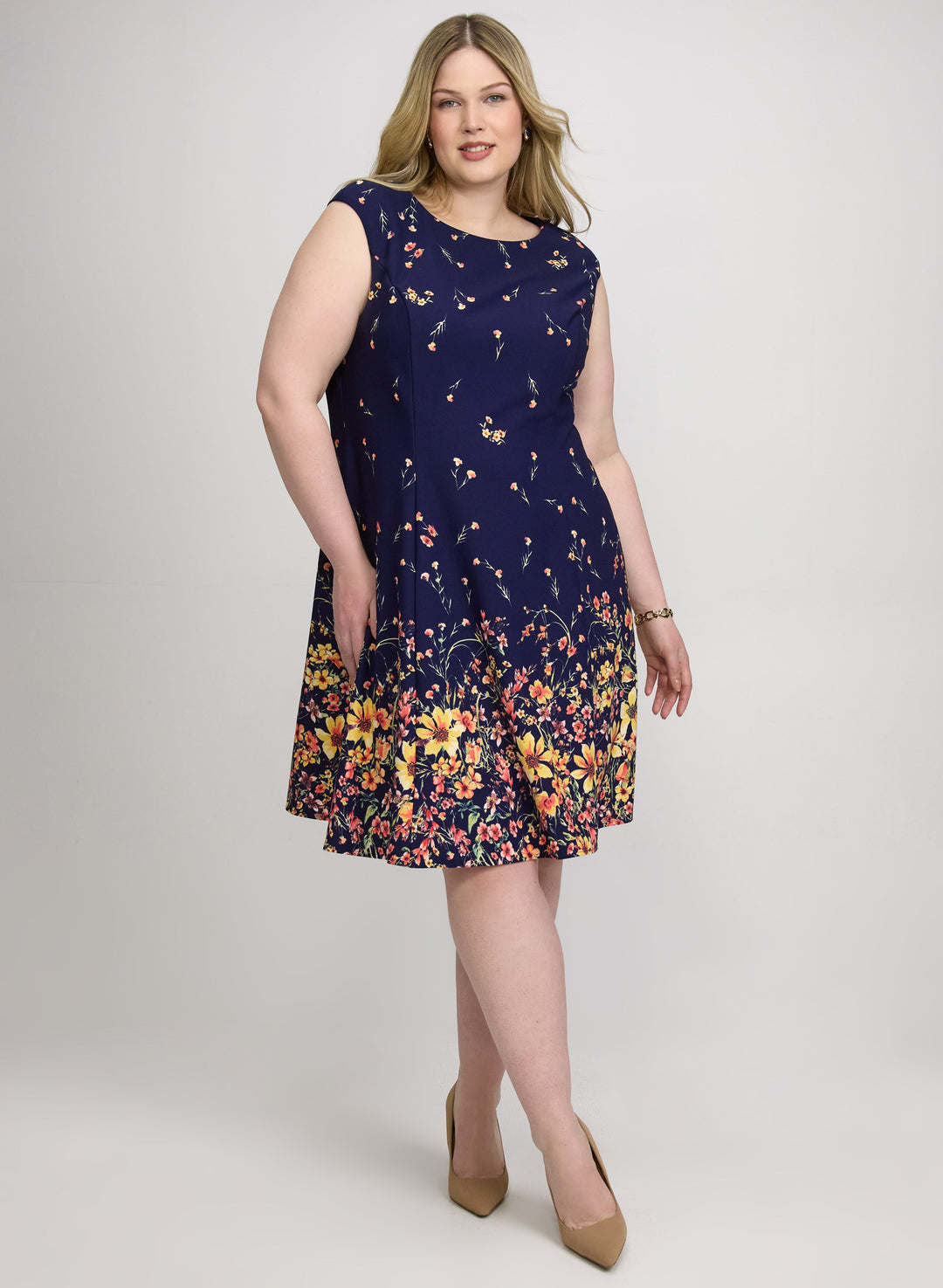 Fit & Flare Floral Dress