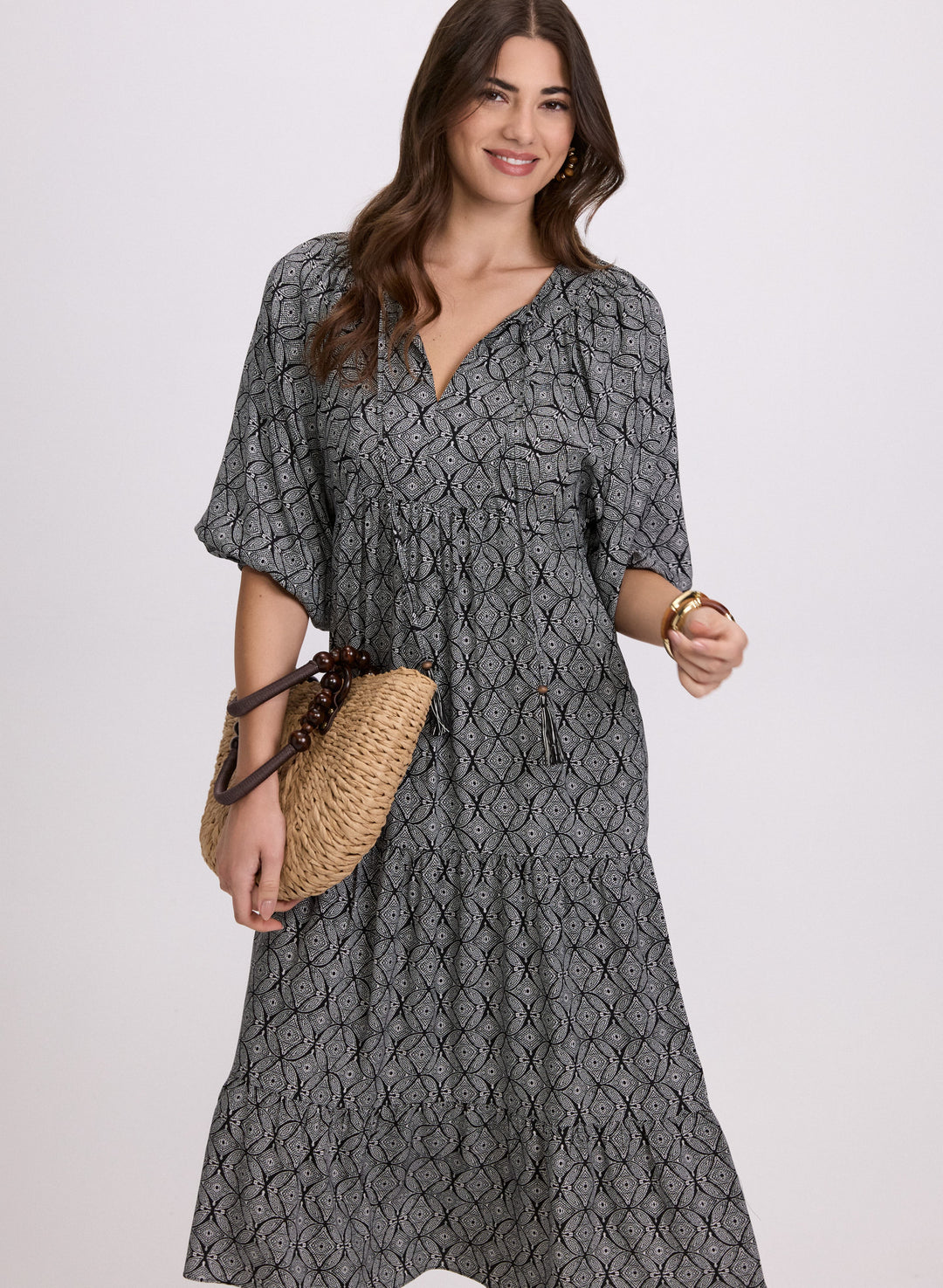 Geometric Prairie Dress