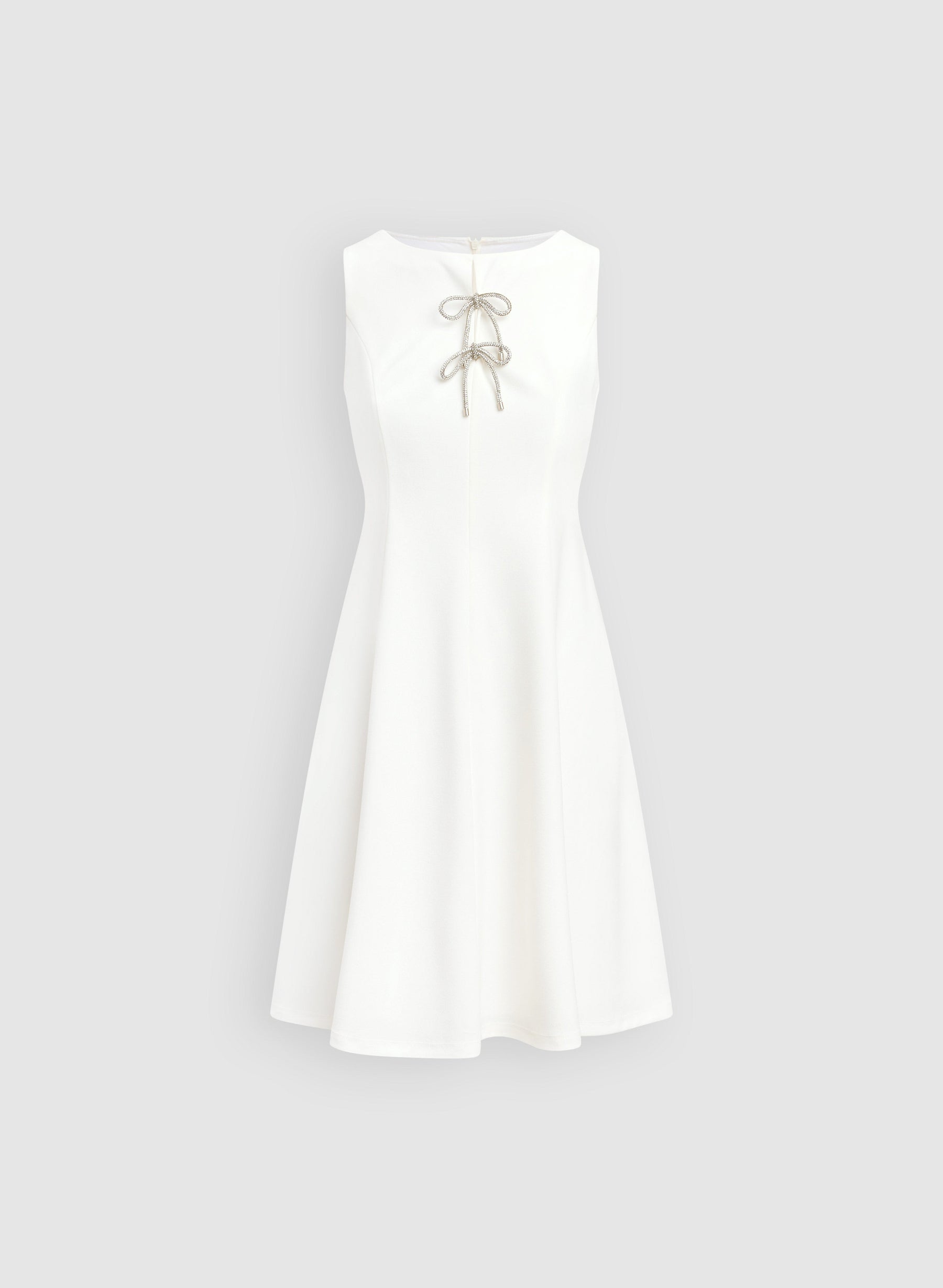 Crystal Bow Embellished Dress