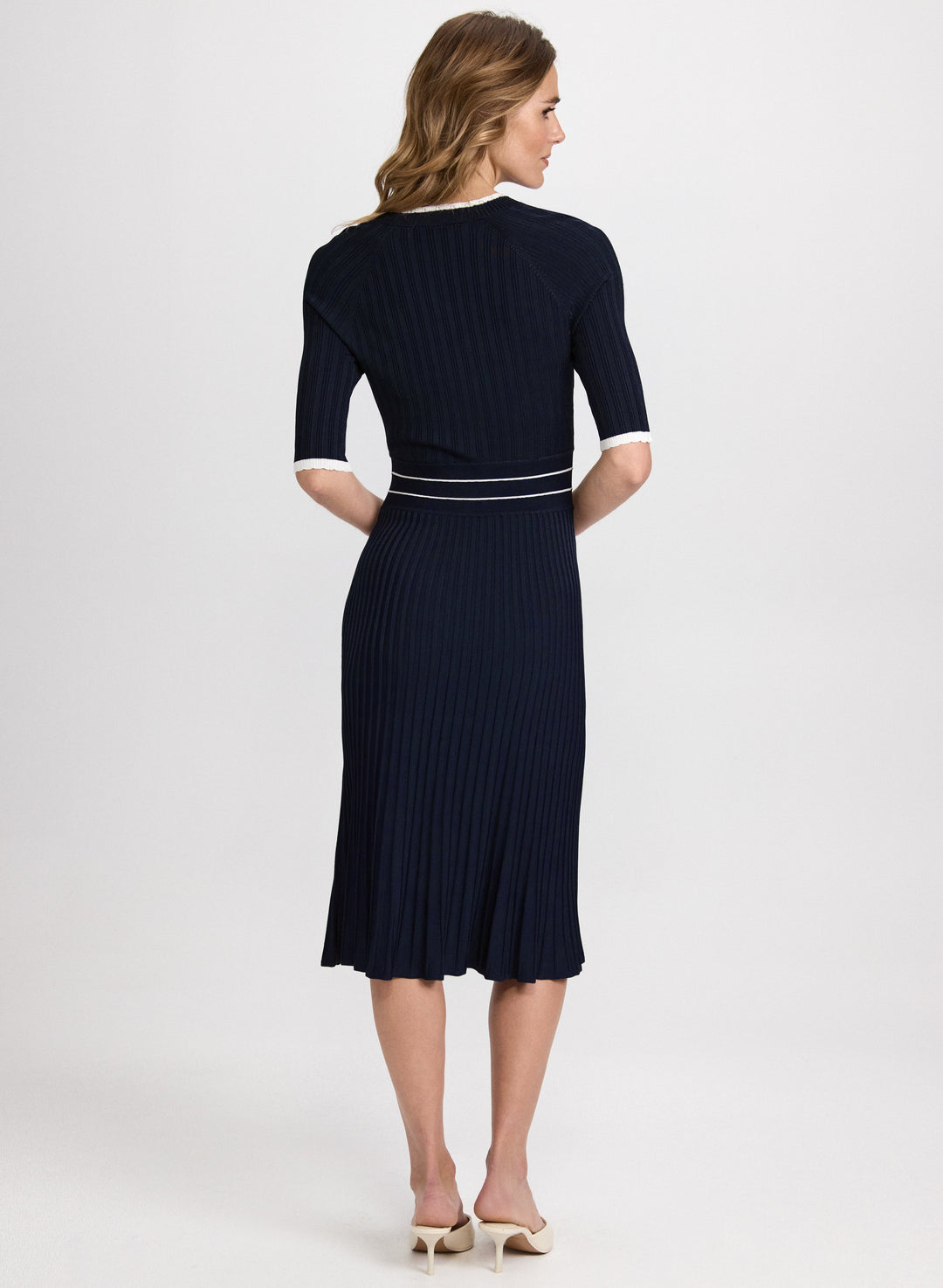 Knit V-Neck Dress