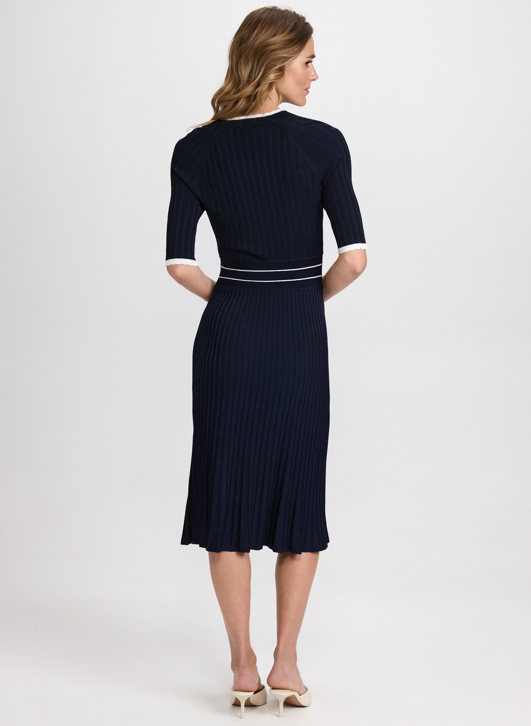 Knit V-Neck Dress