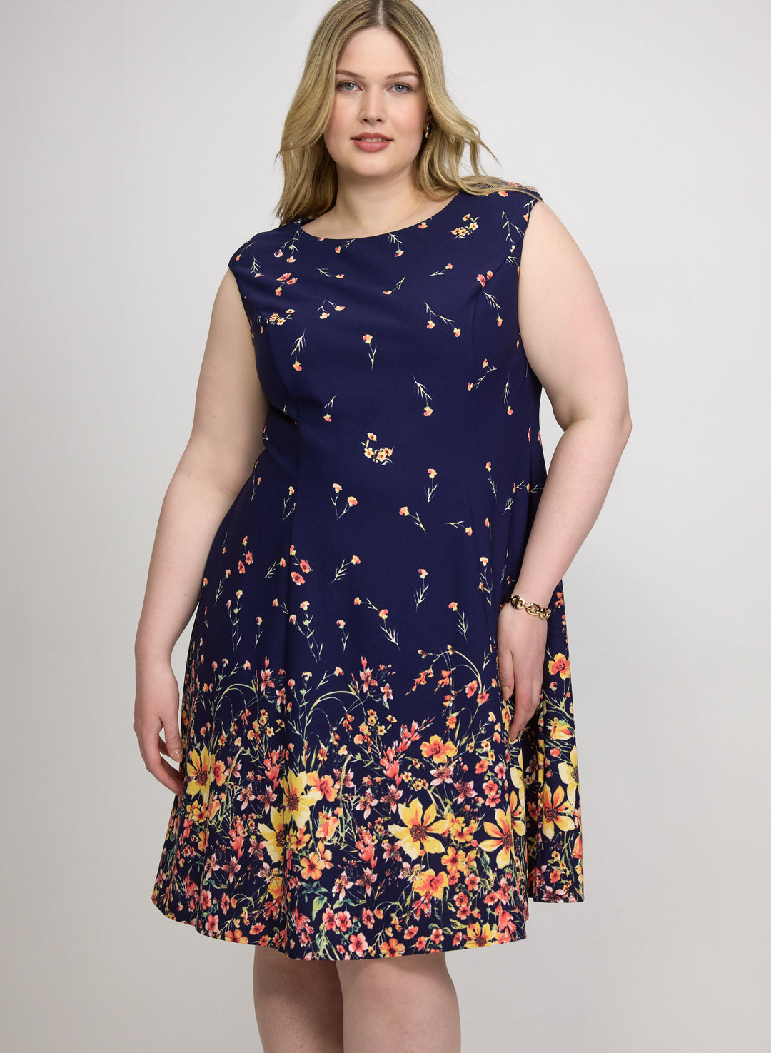 Fit & Flare Floral Dress