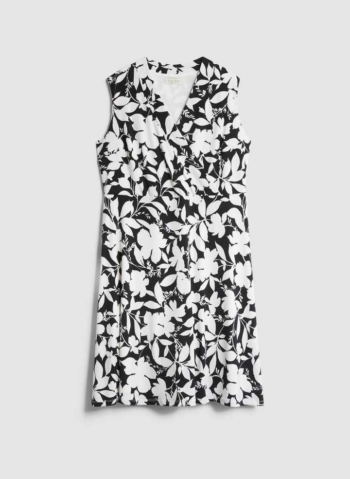 Floral Print V-Neck Dress