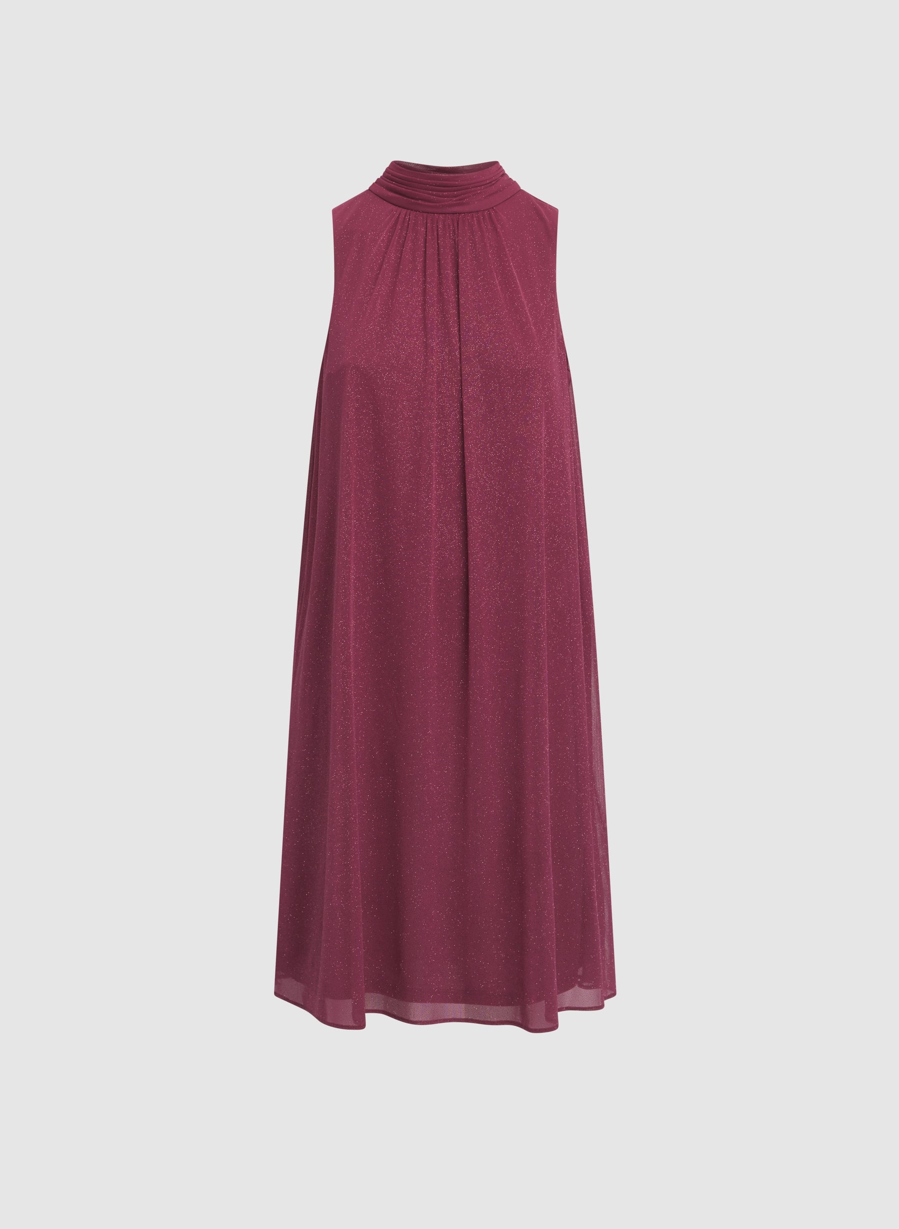 Glitter Halter Neck Dress