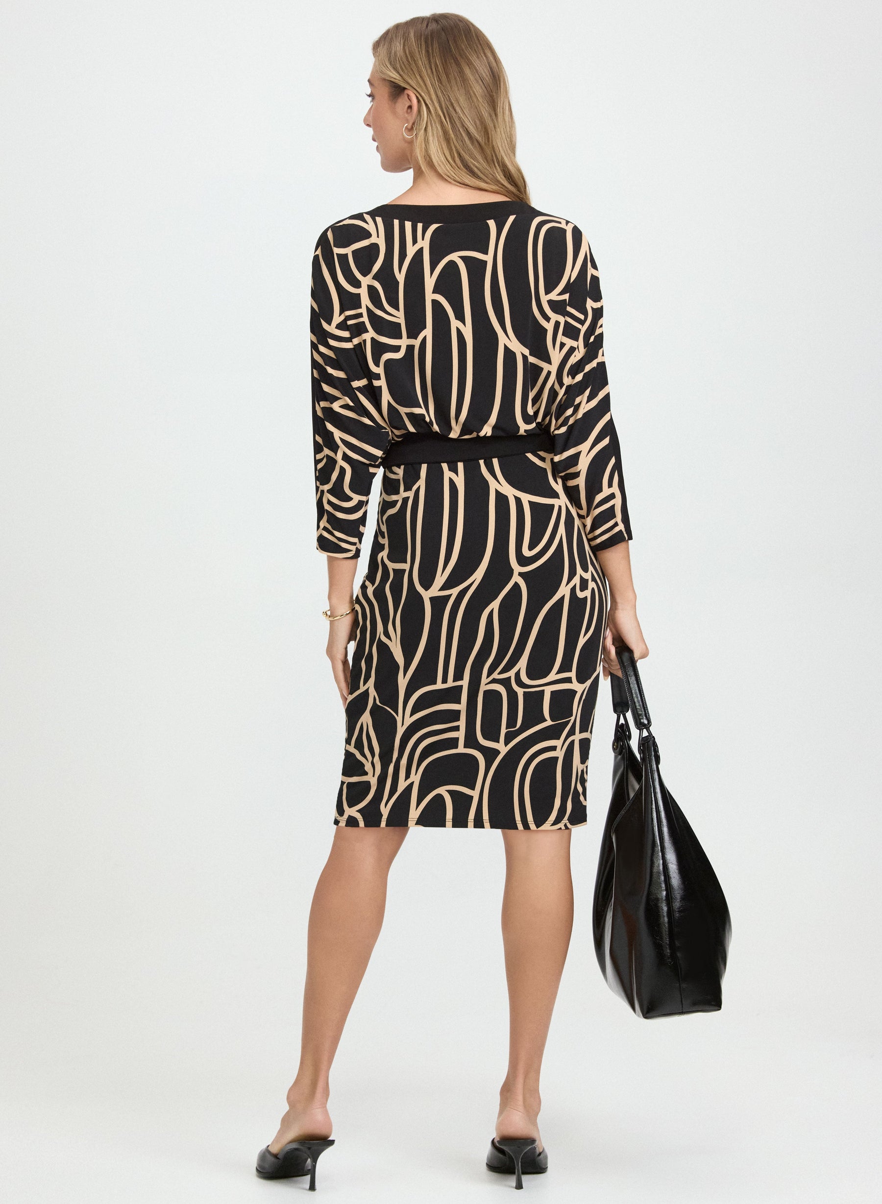 Geometric Jersey Dress