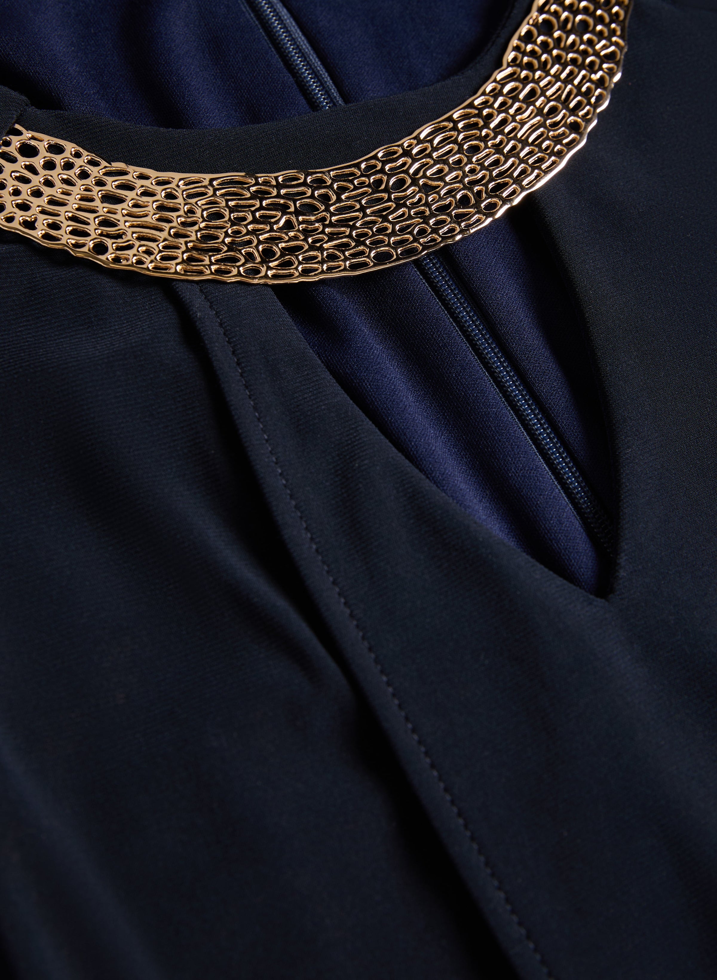 Cut-Out Jersey Dress