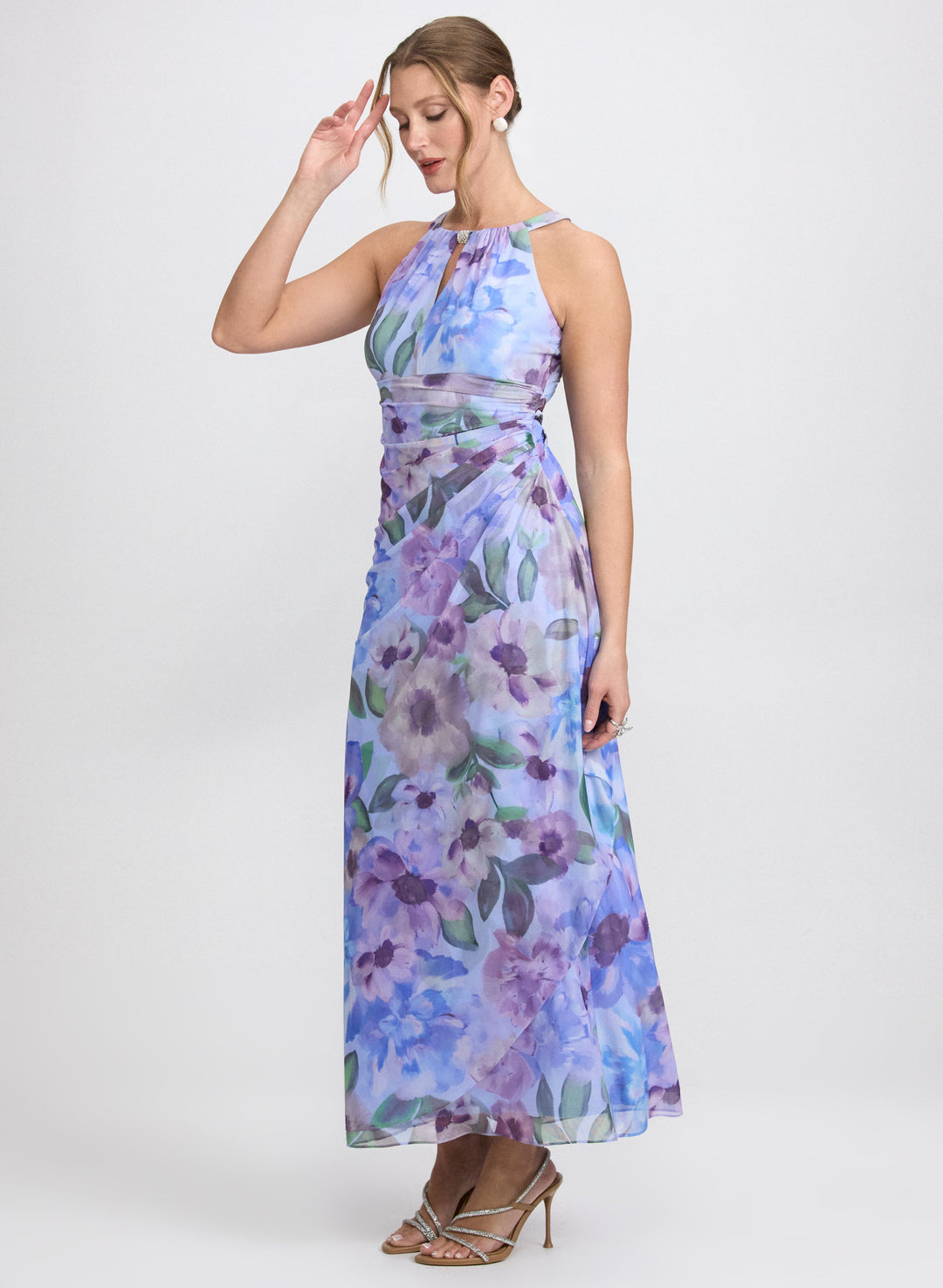 Floral Halter Dress