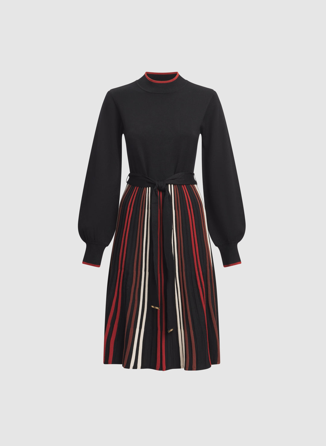 Striped Illusion Sweater Dress