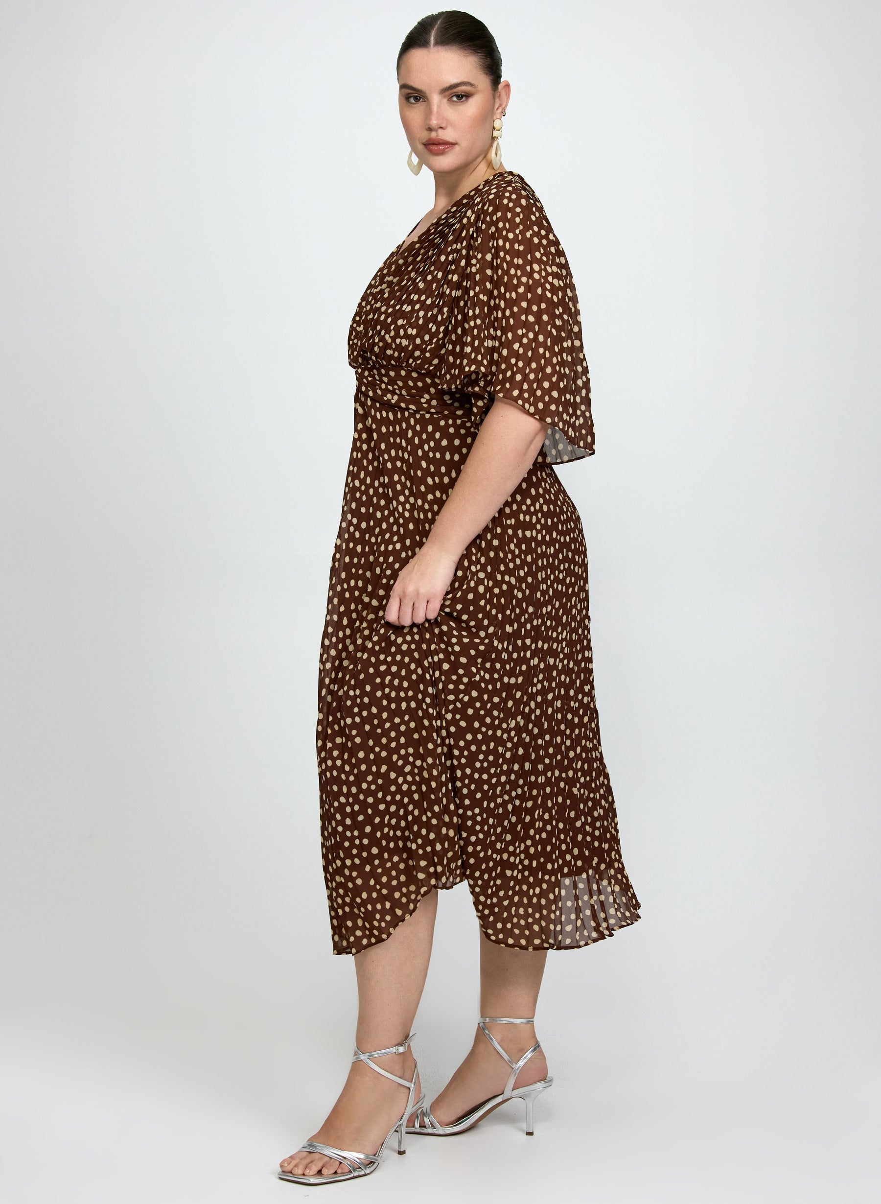 Polka Dot Midi Dress