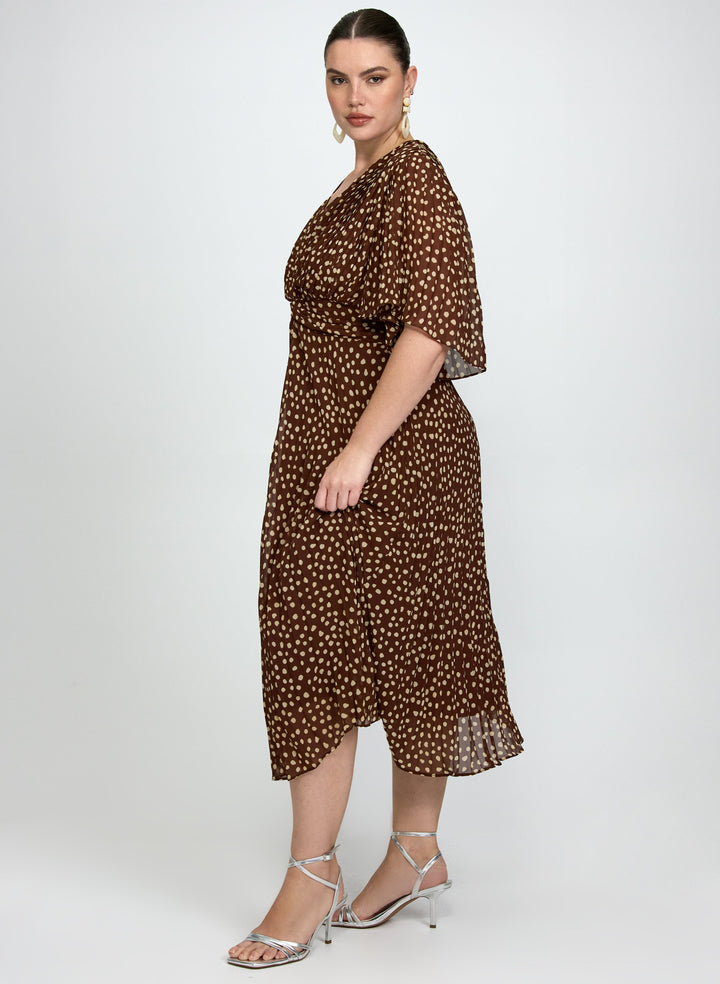 Polka Dot Midi Dress
