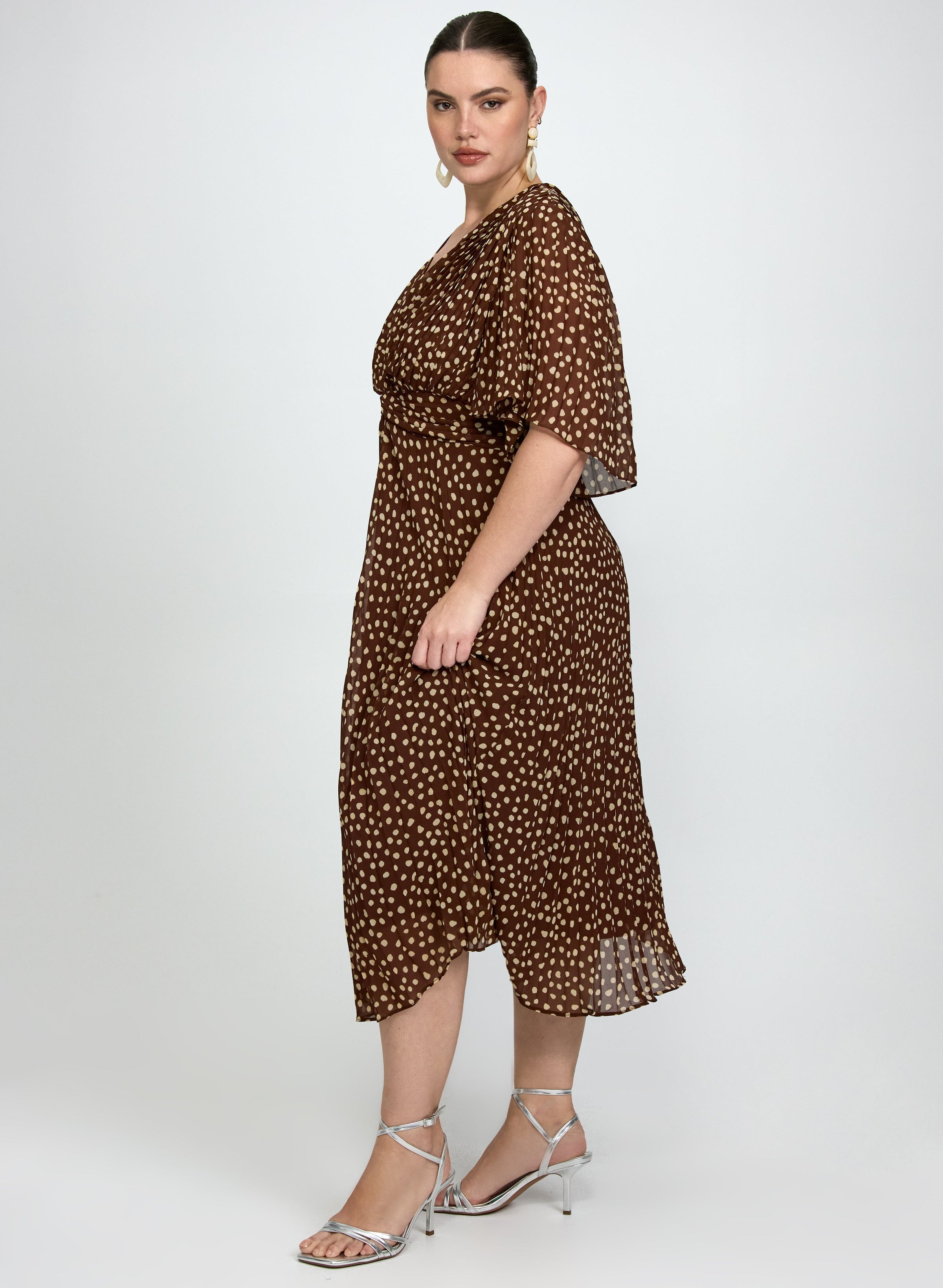 Polka Dot Midi Dress