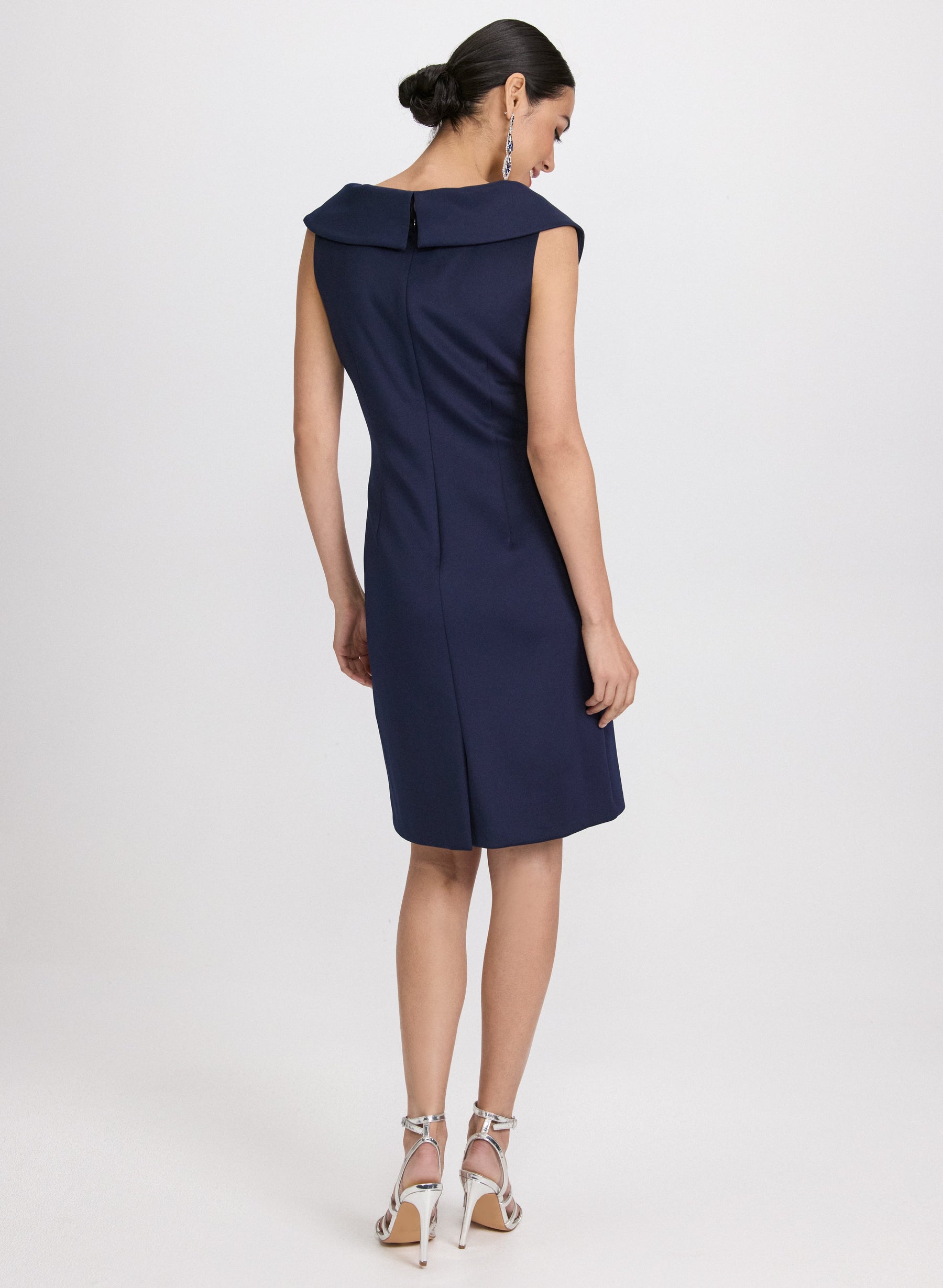 Brooch Detail Dress