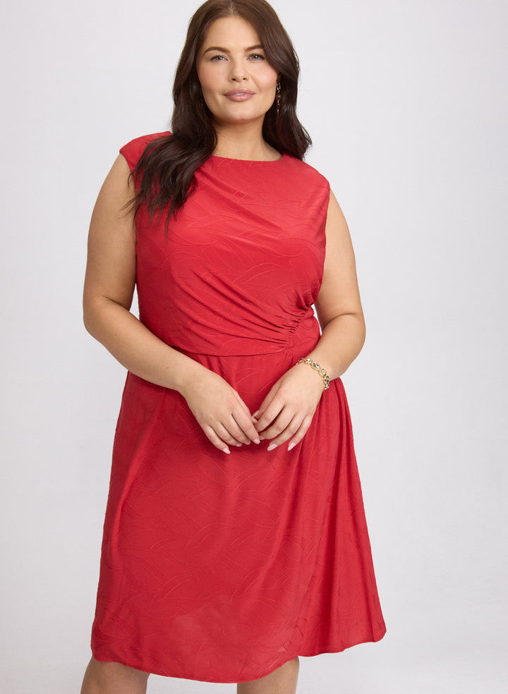Textured Jersey Dress