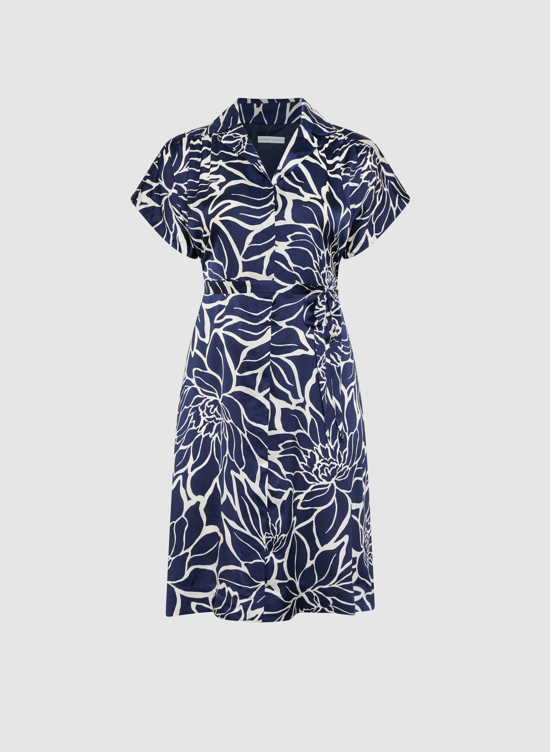 Floral Collar Day Dress